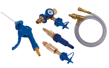 A selection of balloon gas filling equipment from BOC