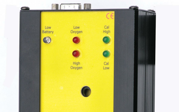An oxygen level monitor