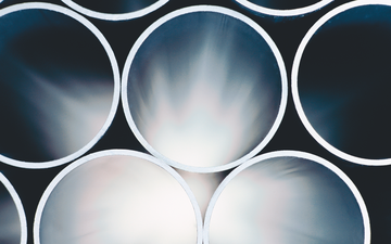 A collection of steel tubes