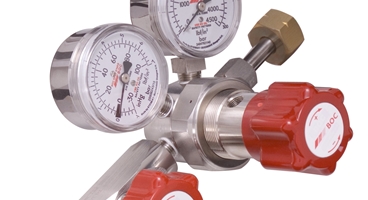 HP1500T is a single-stage, stainless steel regulator with tied diaphragm design for positive shut off, reducing the risk of overpressure on the outlet